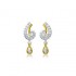 Diamond Necklace with Matching Earrings 18K Yellow Gold